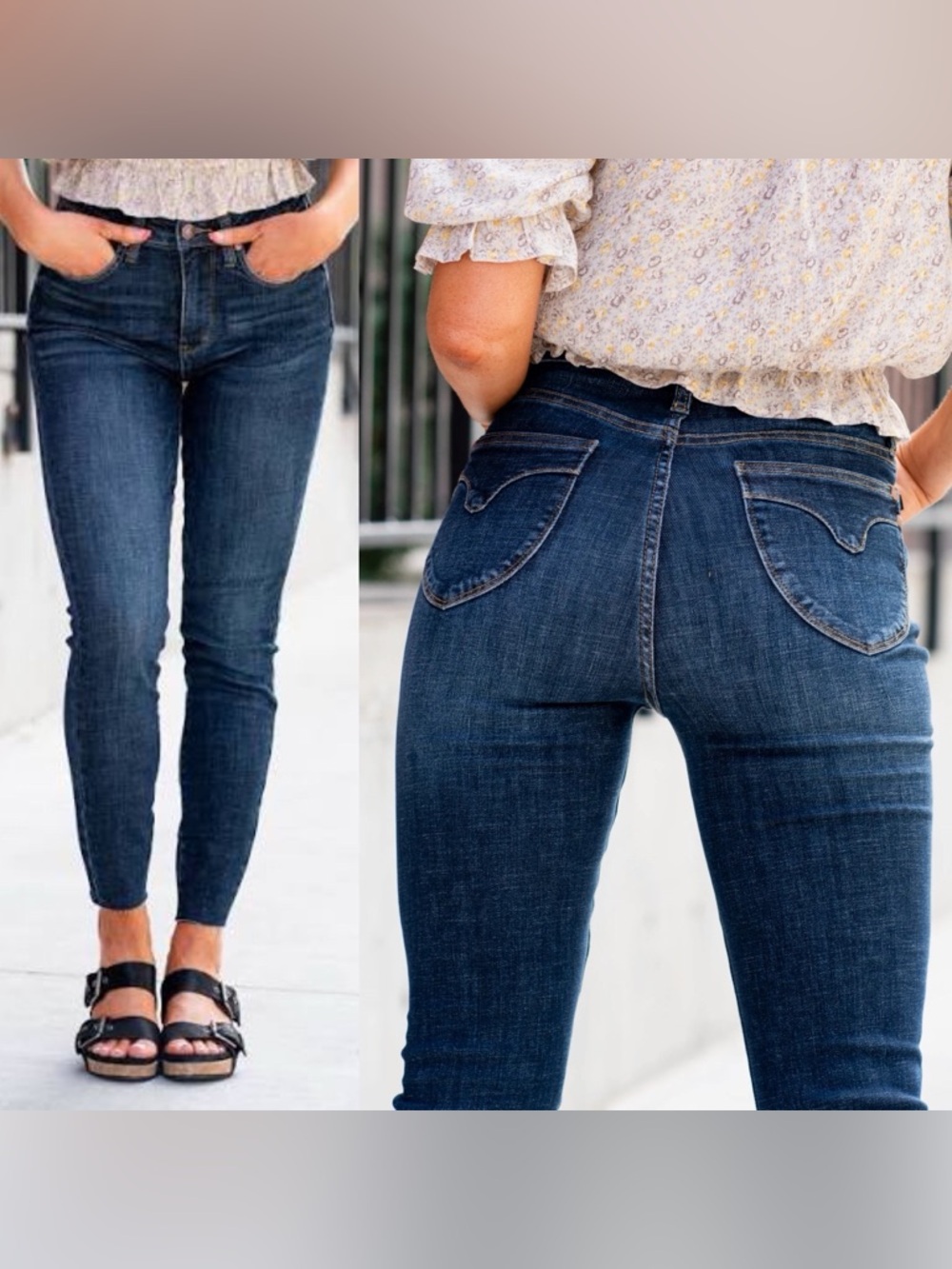Judy Blue Williamsburg High Rise Tummy Control Top Skinny Jeans Western Plus 22W